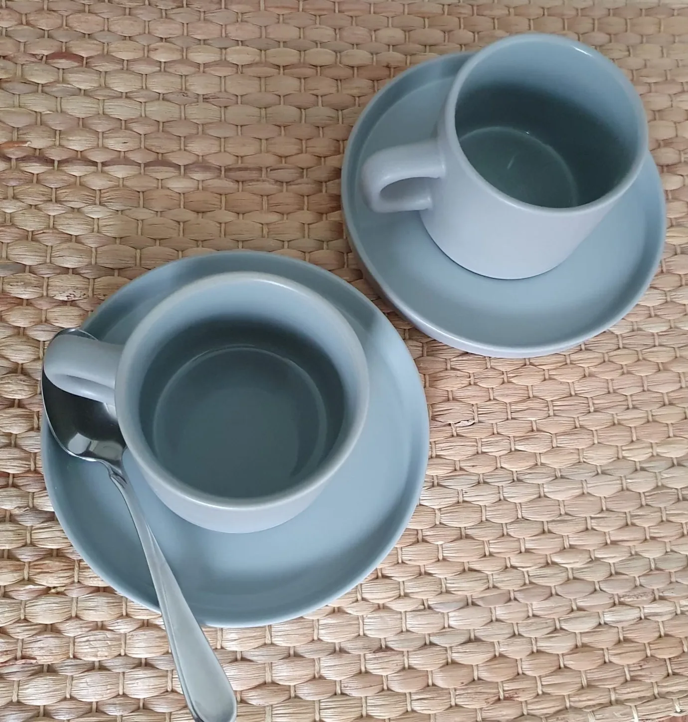 Blomus Pilar set tazzine caffè 200 ml grigio ceramica