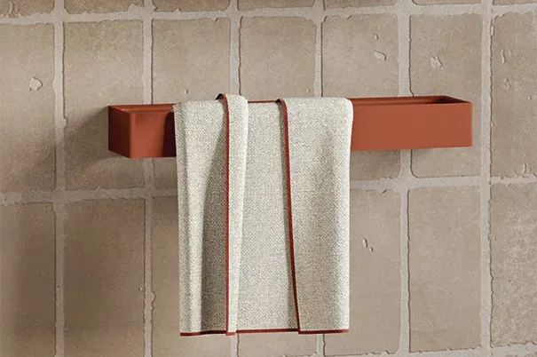 Geelli Brick portasciugamano parete colla tasselli