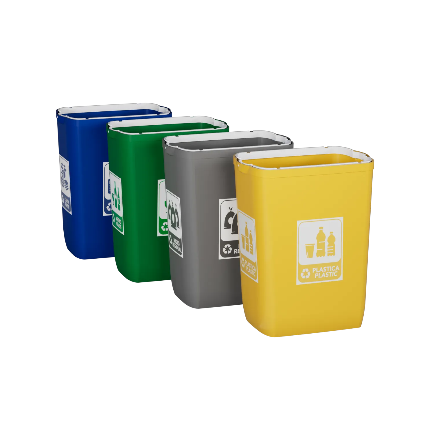 Marplast Prestige 972 cestino gettacarta verde 42 L