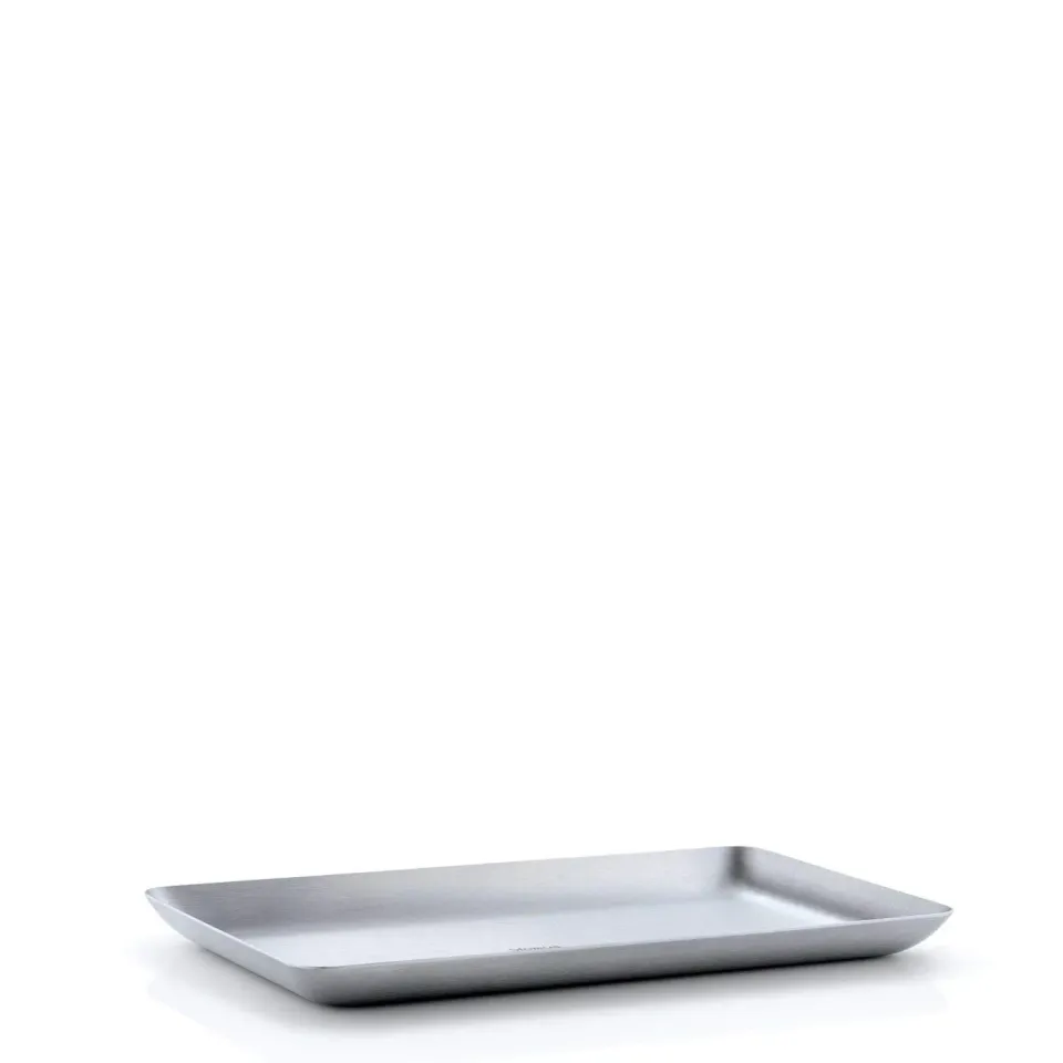 Blomus Basic vassoio acciaio inox argento 13x22 cm