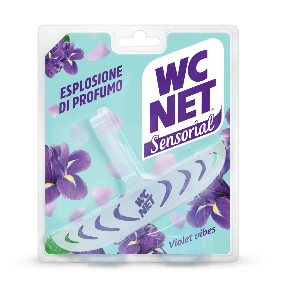 Wc Net Sensorial Violet Vibes tavoletta WC iris anticalcare