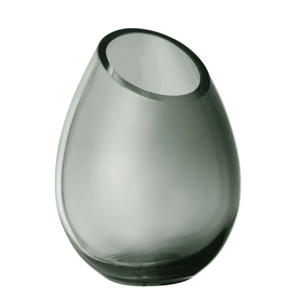 Blomus 65963 vaso vetro fumé S piccolo lucido
