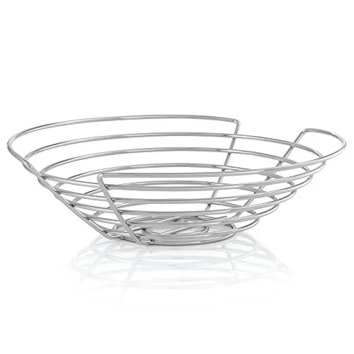Blomus Wires Cesto filo acciaio Ø 30 cm argento