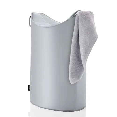 Blomus Frisco Portabiancheria Grigio Alluminio 42x66 cm