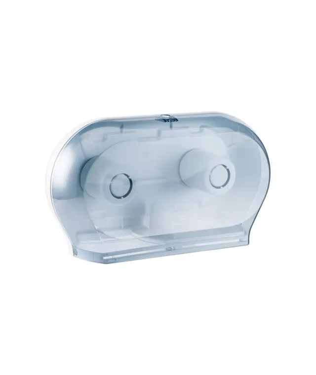 Marplast Plus 774 portacarta igienica trasparente doppio
