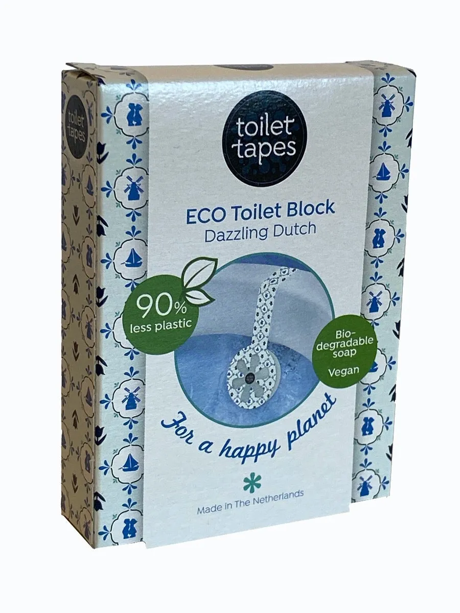 Toilet Tapes Dazzling Dutch blocchetto WC fiori singola