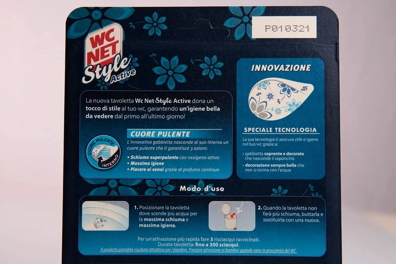 Wc Net Style Active Tavoletta WC Green Exotic 12 Pezzi Ossigeno Attivo