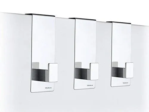 Blomus Menoto set 3 ganci porta inox lucido