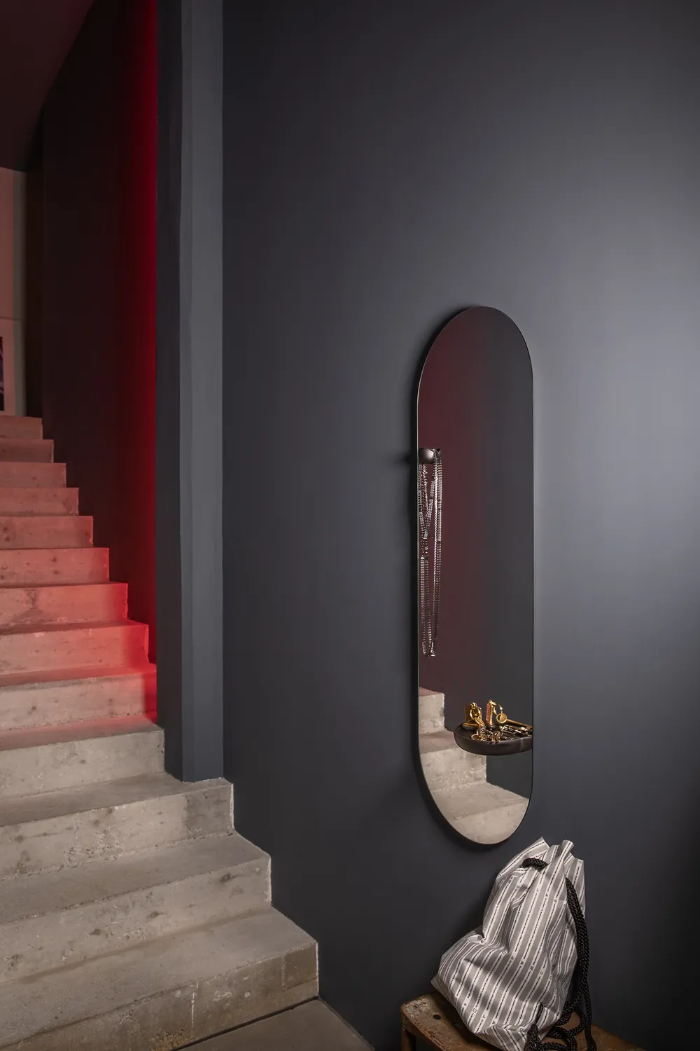 Geelli Rivedo specchio tondo ovale con led