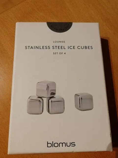 Blomus Lounge cubetti ghiaccio acciaio inox riutilizzabili