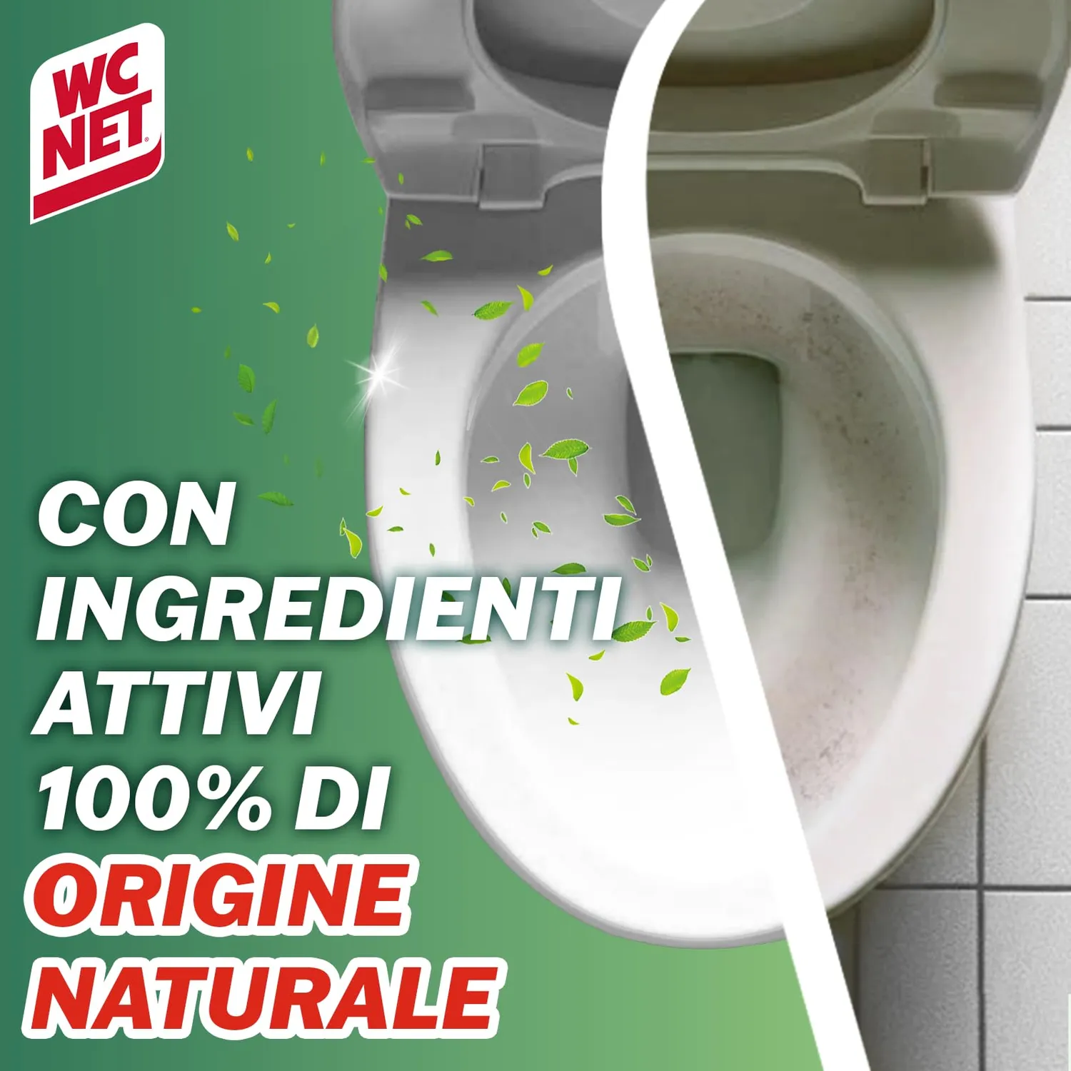 Wc Net Natural Power gel wc anticalcare 700 ml 3 pezzi