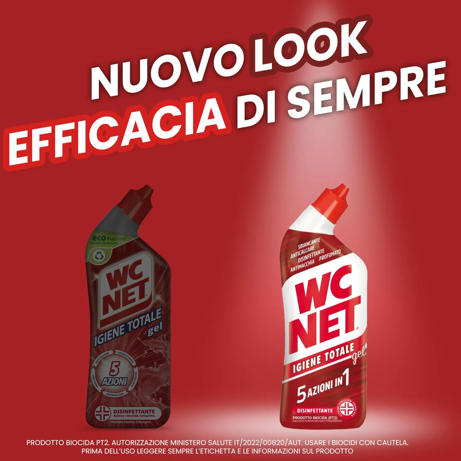 Wc Net Igiene Totale gel wc disinfettante 700 ml x 3
