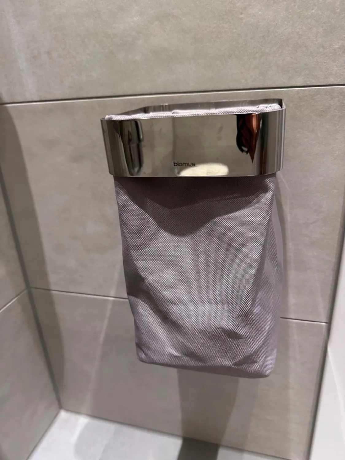 Blomus Nexio cesto porta asciugamani tortora 25x15 cm