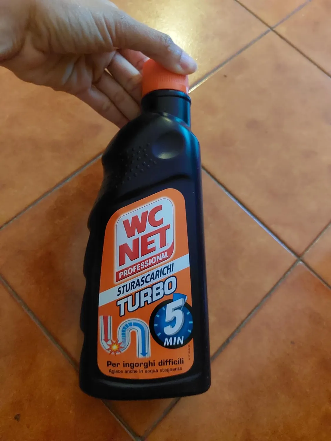 Wc Net Professional Turbo disgorgante gel 500 ml monodose