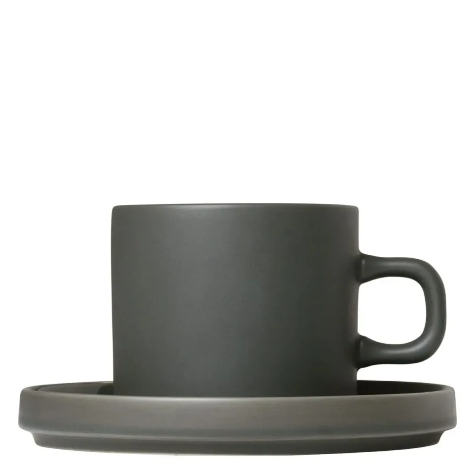 Blomus Pilar 63909 Tazzine Caffè 200 ml Verde Ceramica