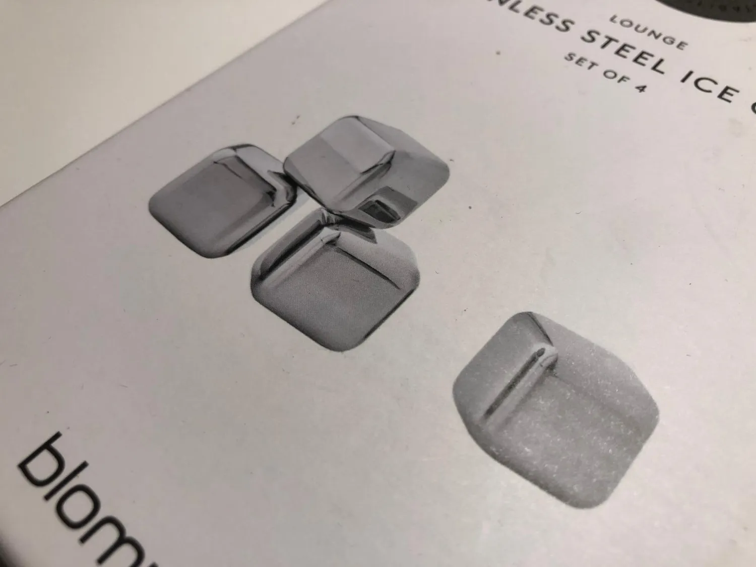 Blomus Lounge cubetti ghiaccio acciaio inox riutilizzabili