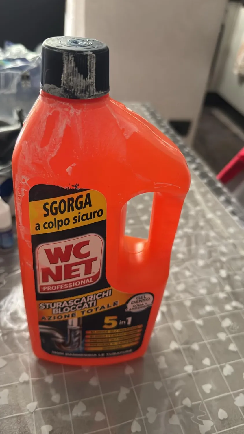 WC Net Professional sturascarichi gel 5 azioni 1000 ml