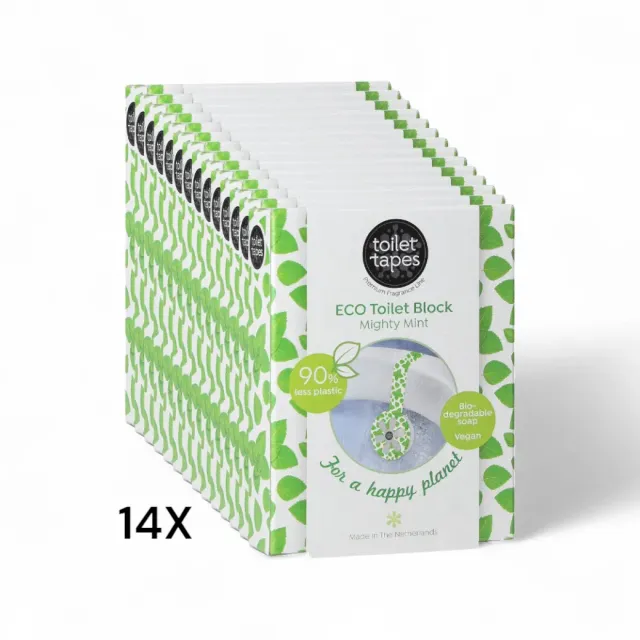 Toilet Tapes Mighty Mint strisce WC 14 pezzi menta