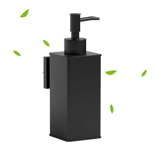 BVL dispenser sapone parete 240 ml nero alluminio