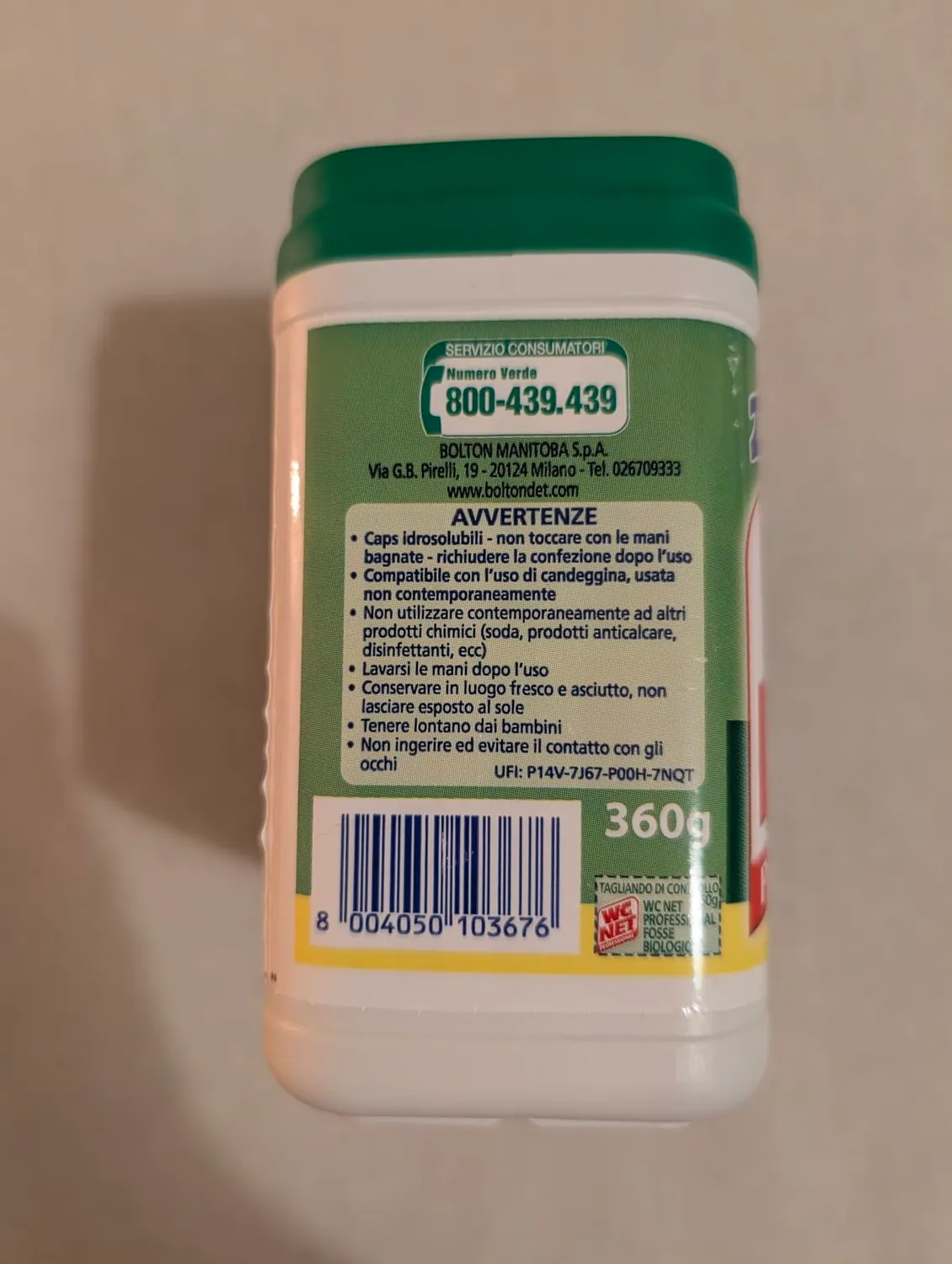 WC Net Professional capsule fosse biologiche 20 pz enzimi