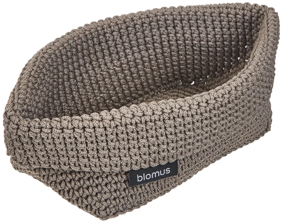 Blomus Tela 68887 cestino uncinetto L tortora