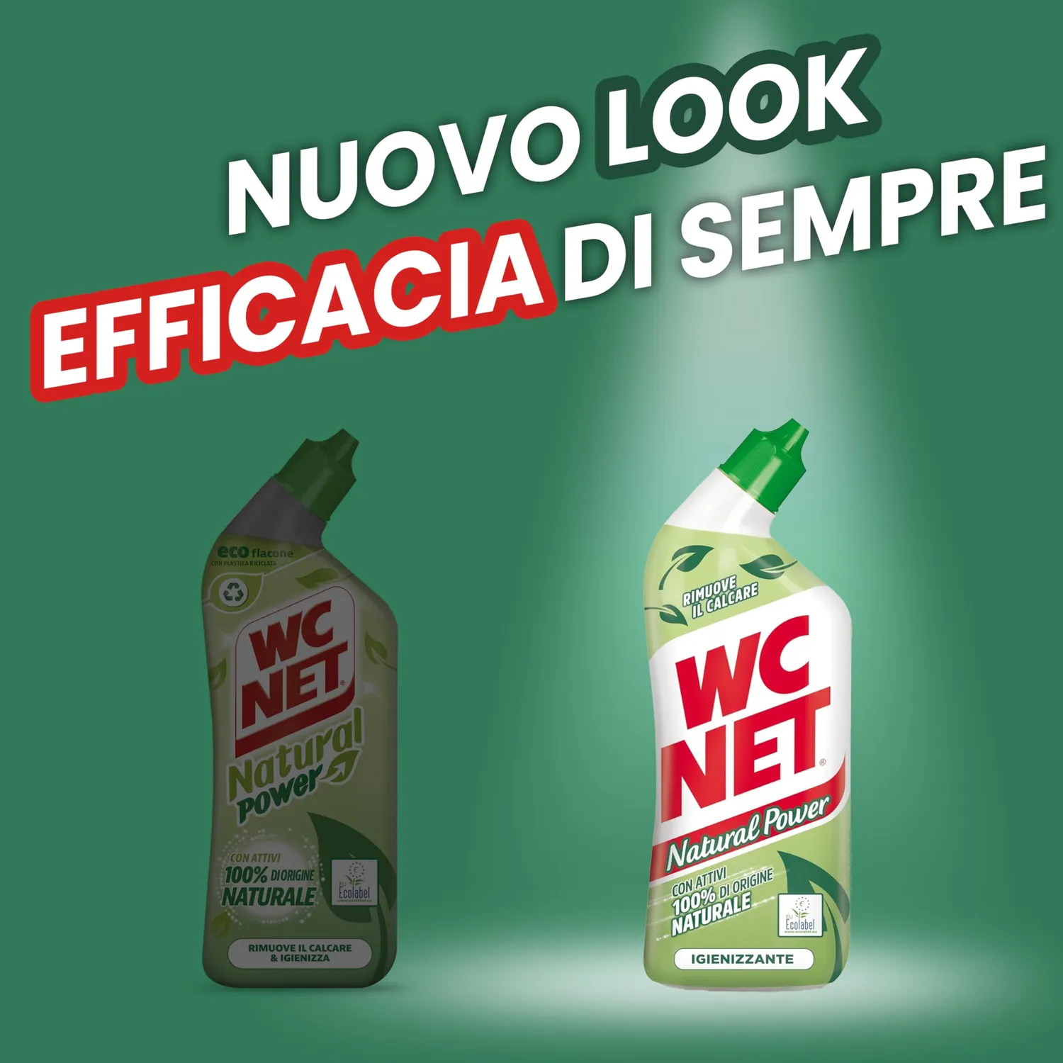 Wc Net Natural Power gel wc anticalcare 700 ml 3 pezzi