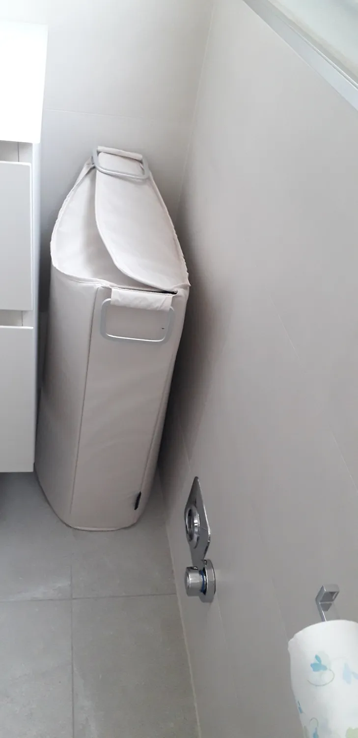 Blomus Frisco Portabiancheria Grigio Alluminio 42x66 cm