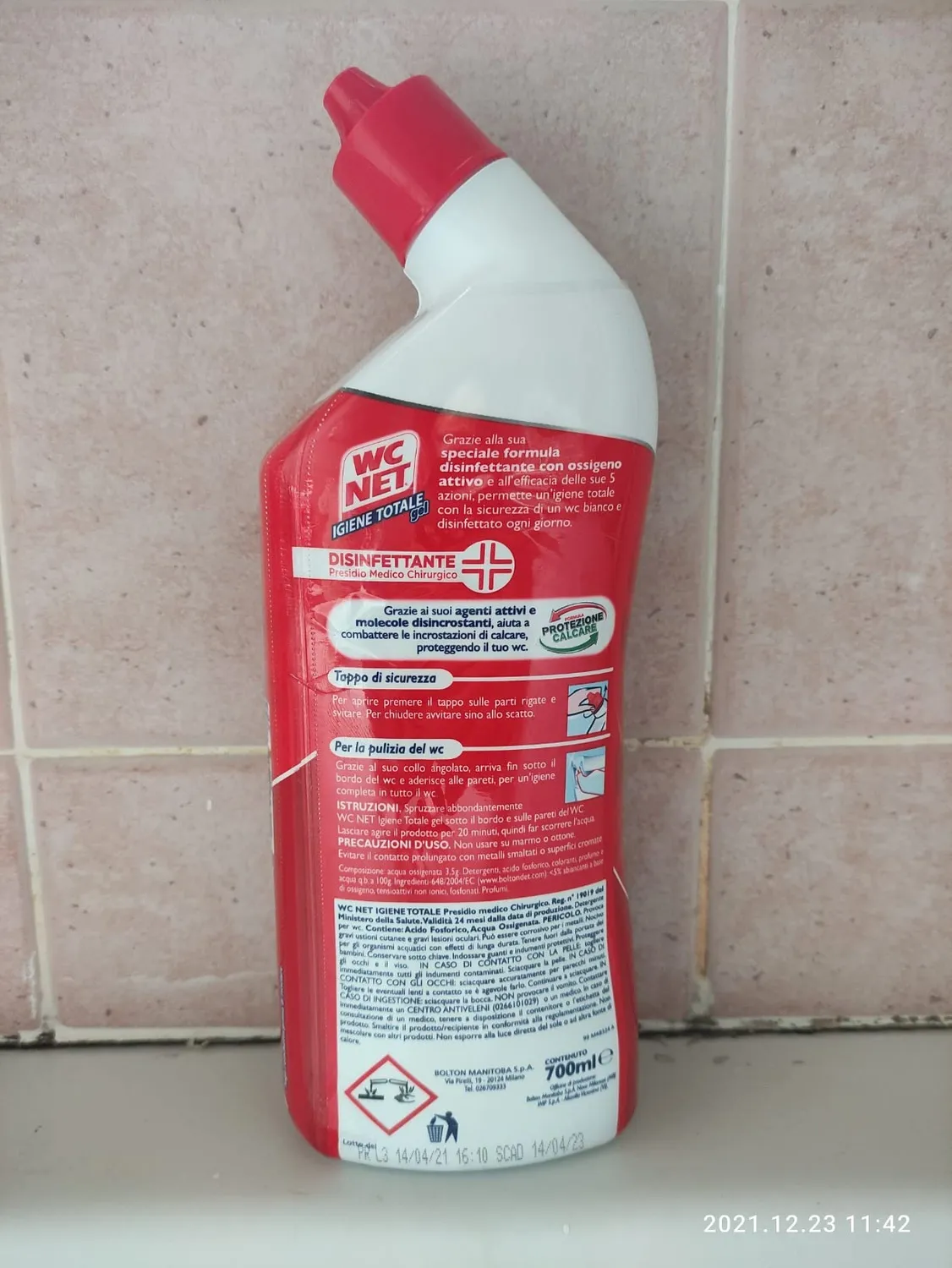 Wc Net Igiene Totale Gel WC 700 ml x2 Disinfettante