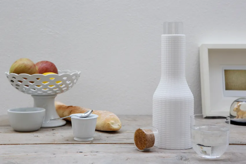 Geelli Fresca caraffa in vetro con gel termico