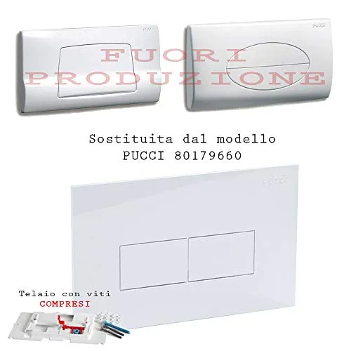 Pucci Plast Sara 80179660 placca bianca ricambio