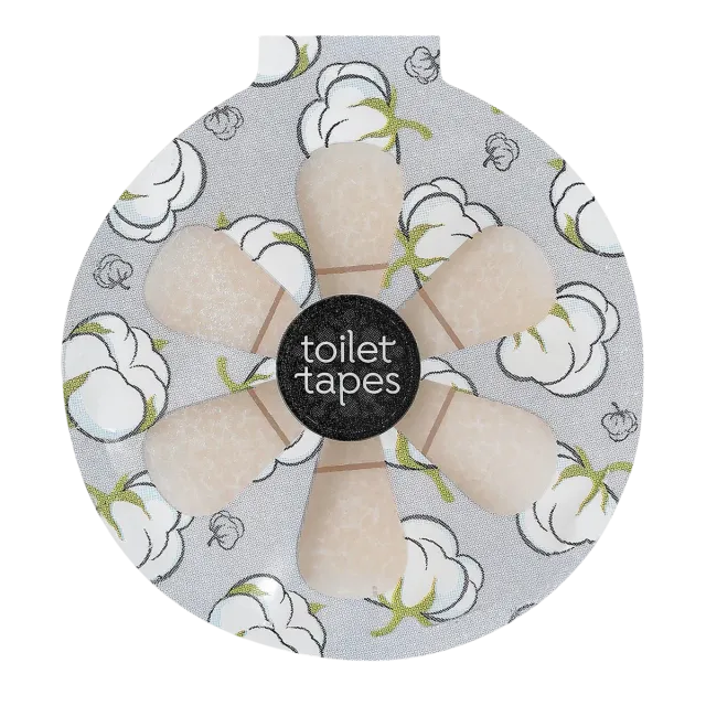 Toilet Tapes Clean Cotton blocco WC cotone