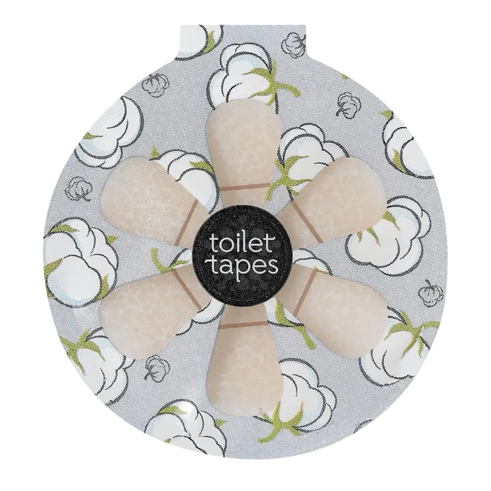 Toilet Tapes Clean Cotton blocco WC cotone