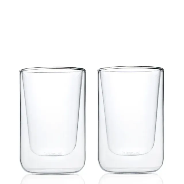 Blomus Nero Bicchieri Cappuccino Vetro 2x250 ml