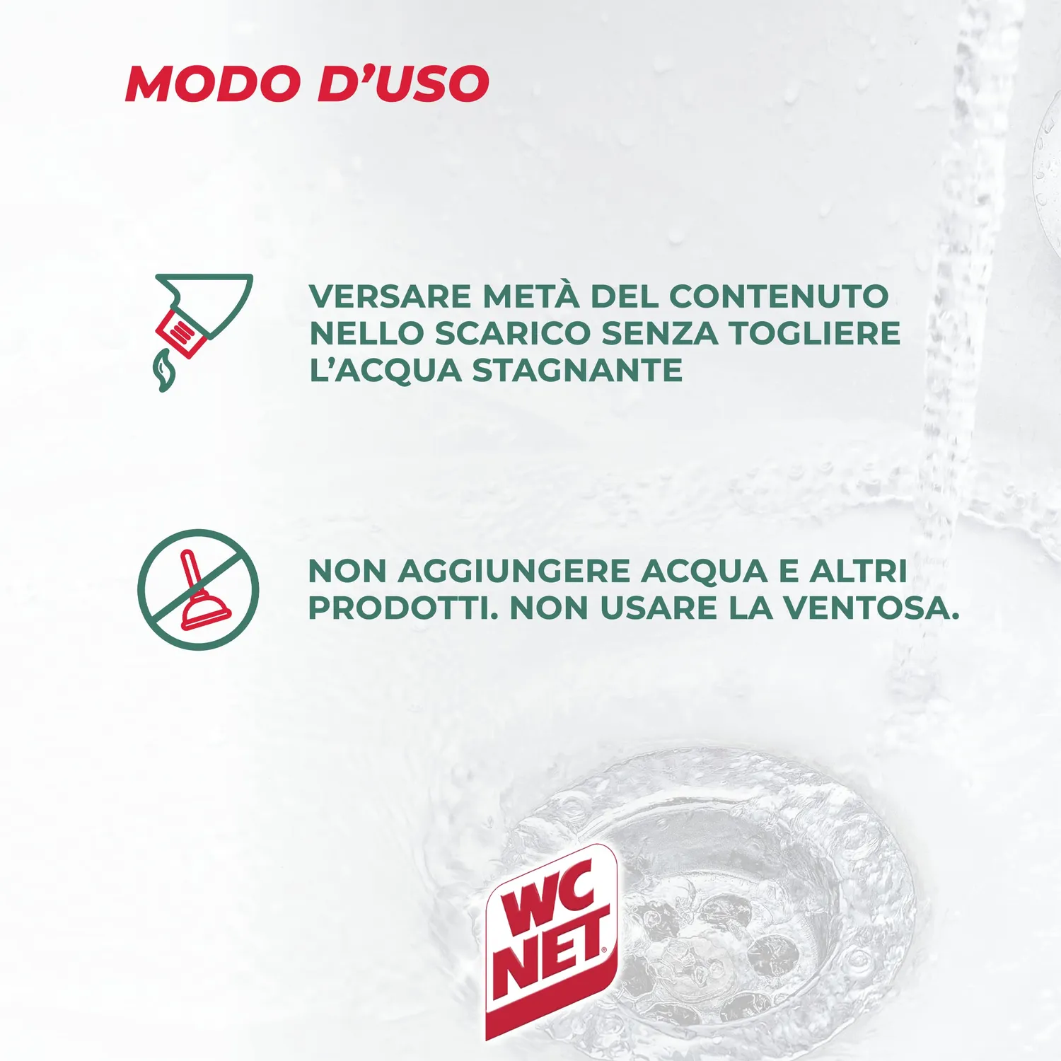 WC Net Professional Sturascarichi Capelli Gel 1000 ml