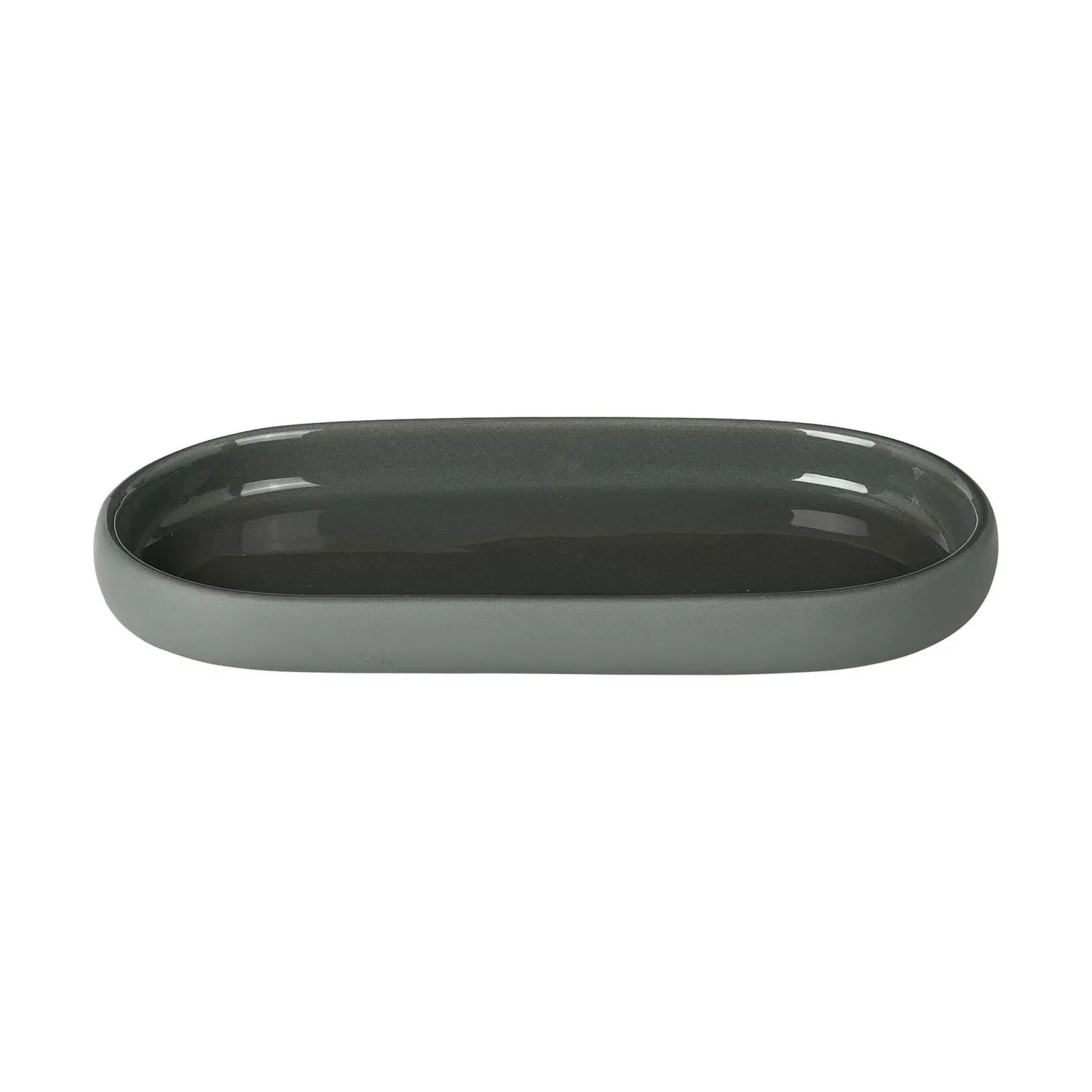 Blomus Sono Vassoio Bagno Ceramica Crema 19x10 cm
