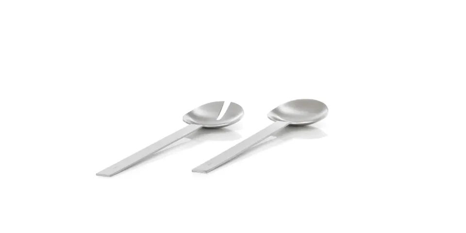 Blomus Easy posate insalata 2 pezzi acciaio opaco