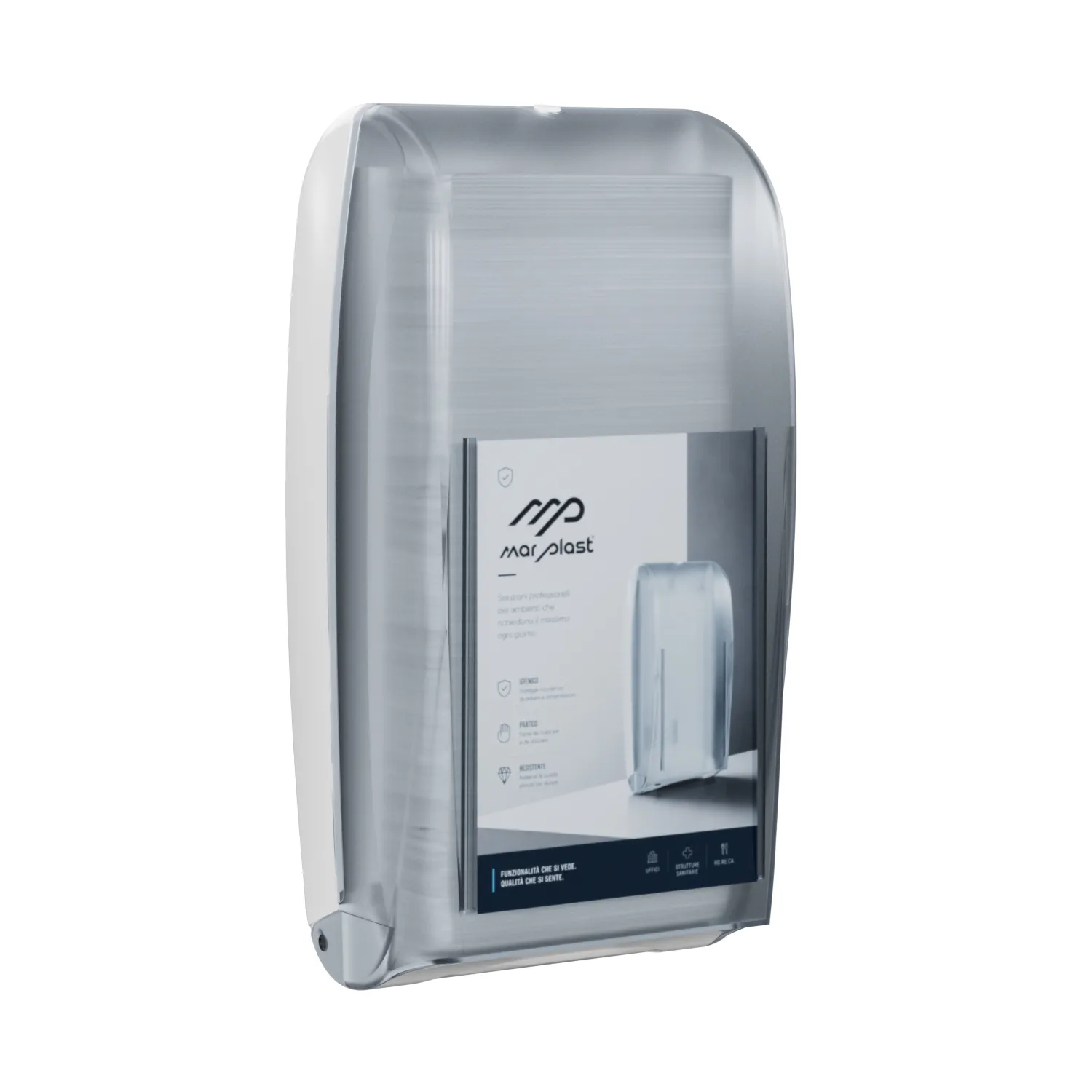 Marplast Kompatto 899 Bianco dispenser tovaglioli 600 pz