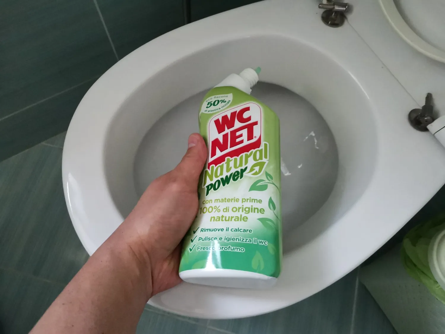 Wc Net Natural Power gel wc anticalcare 700 ml 3 pezzi