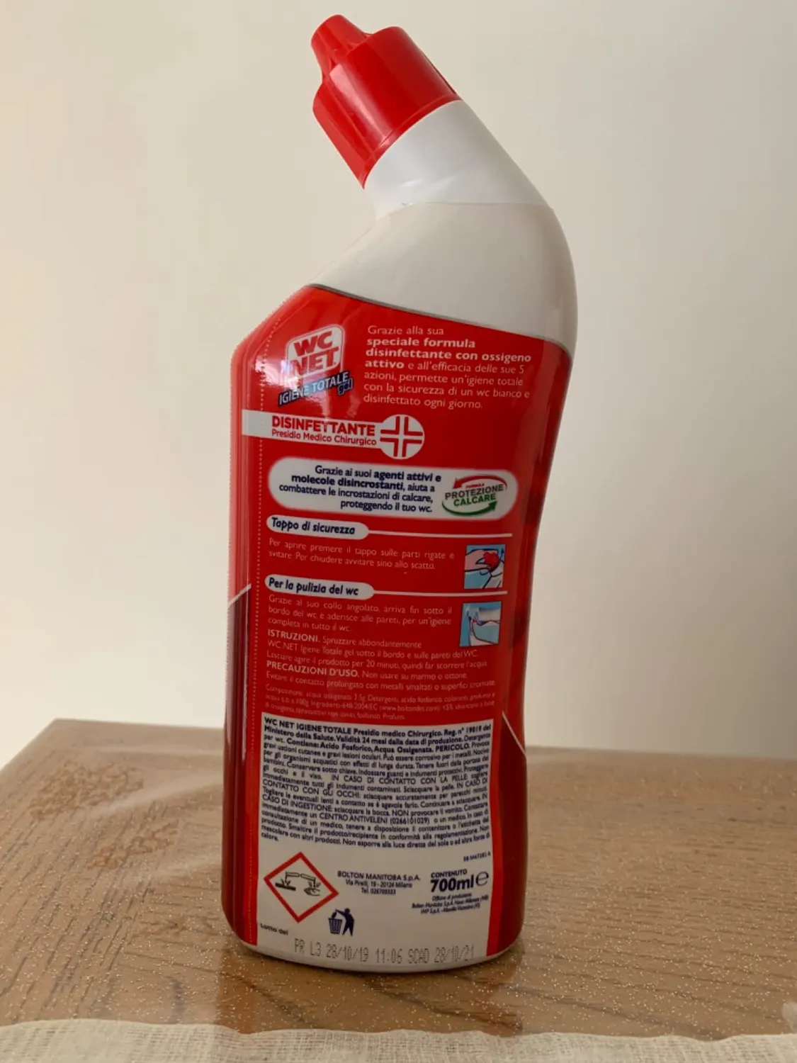 Wc Net Igiene Totale gel wc disinfettante 700 ml x 3
