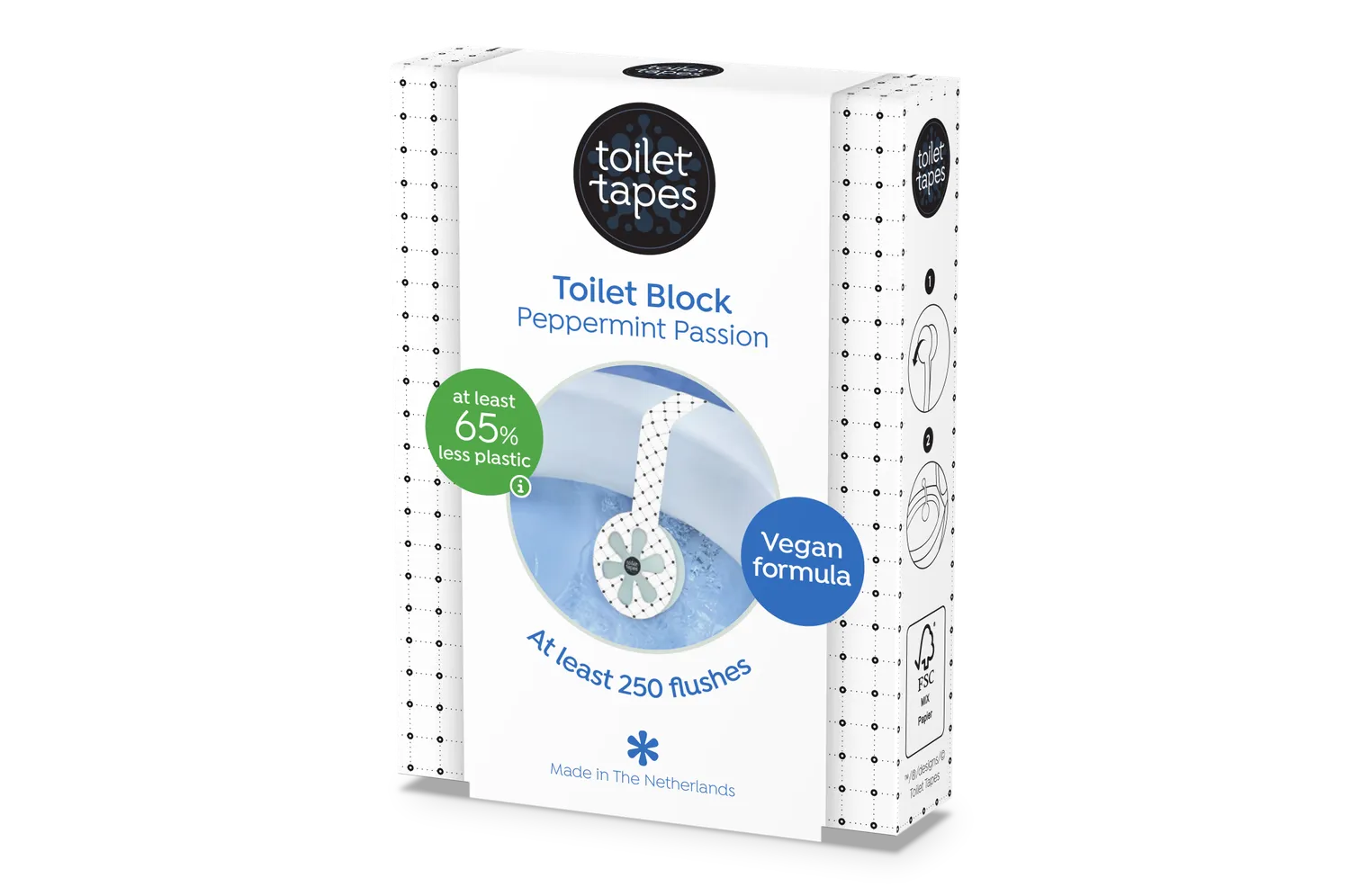 Toilet Tapes Peppermint Passion profumatore wc menta 24 pezzi
