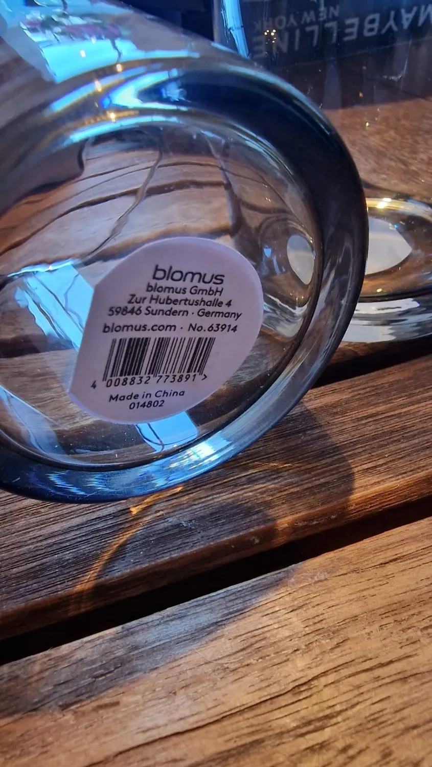 Blomus Mera 63914 bicchieri vetro grigio chiaro 220 ml 2 pezzi